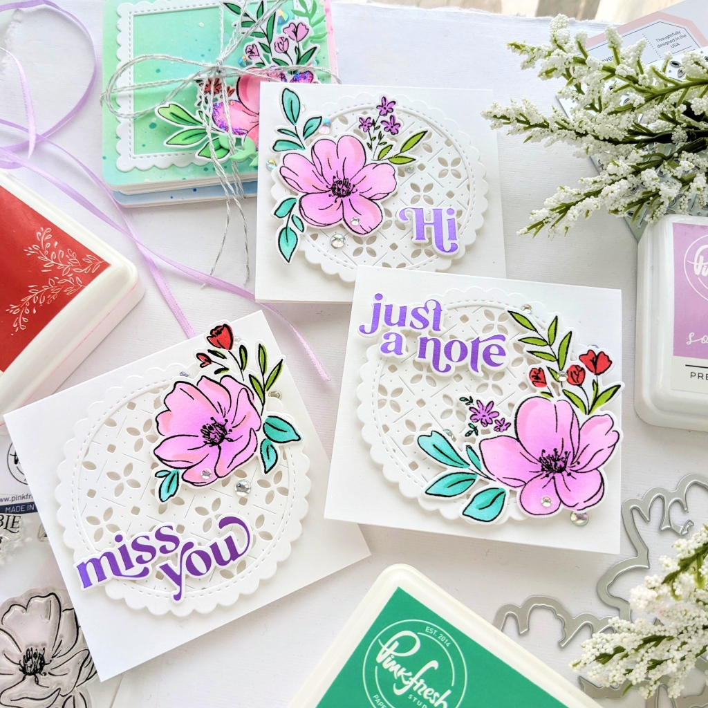 Read more about the article One Stamp Set, Six Note Cards