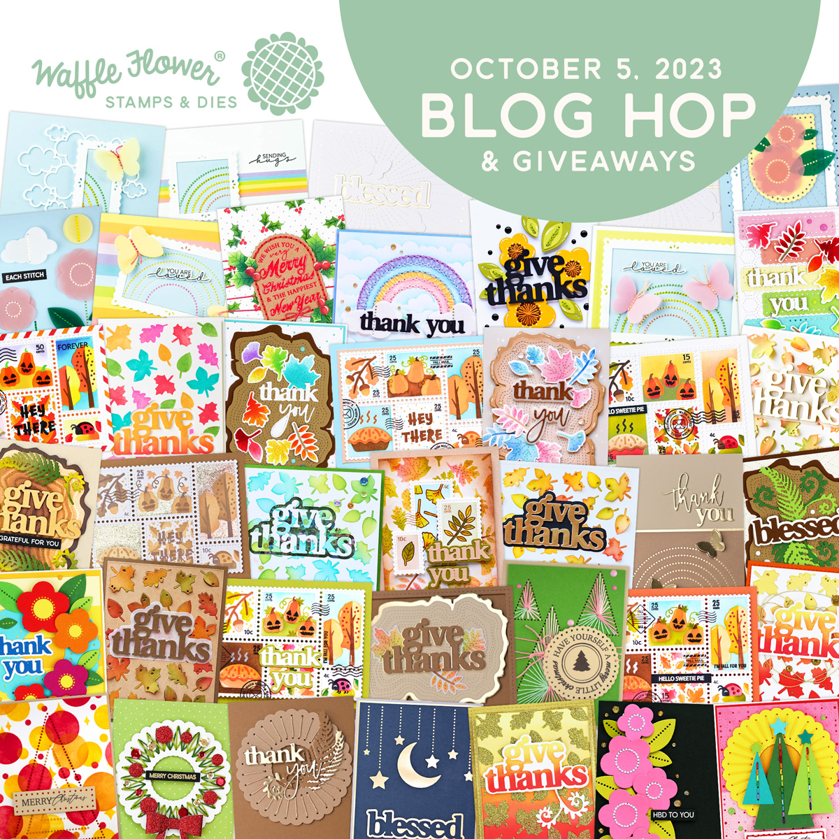 Read more about the article Waffle Flower’s October New Release! Give Thanks!
